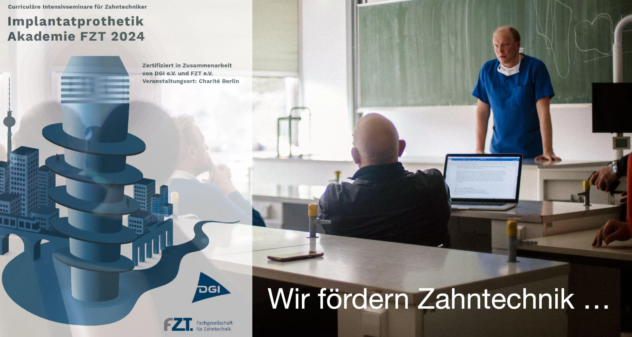 FZT vergibt Stipendium für die Implantatprothetik Akademie FZT 2024