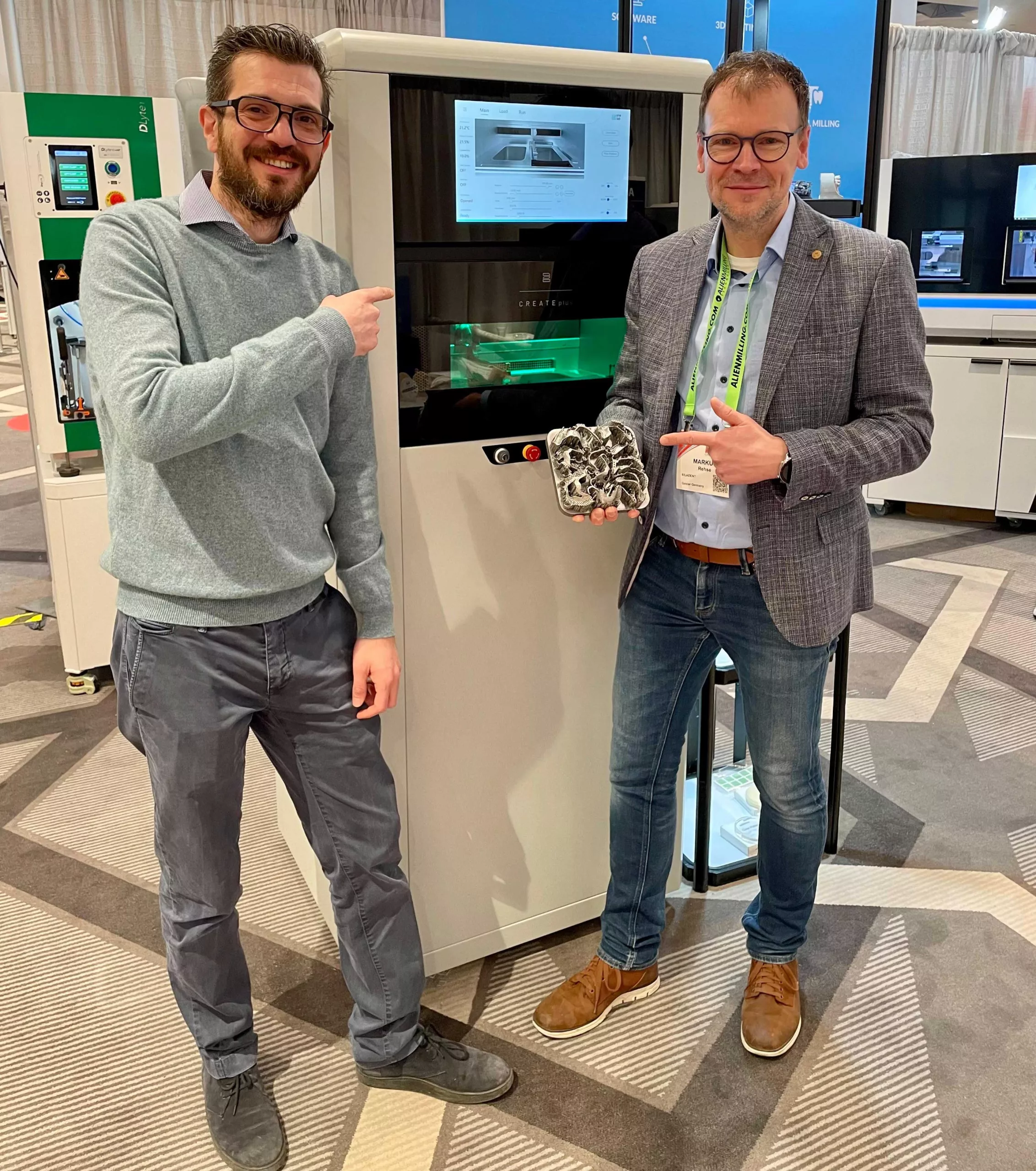 Markus Rehse, Geschäftsführer von Siladent, und Ran Reznik, Gründer von 2oneLab.