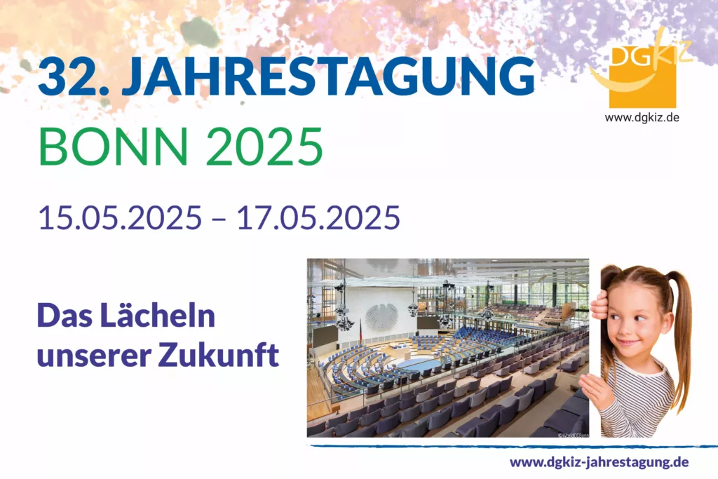 Einladung zur DGKiZ-Jahrestagung 2025 vom 15.-17. Mai 2025.