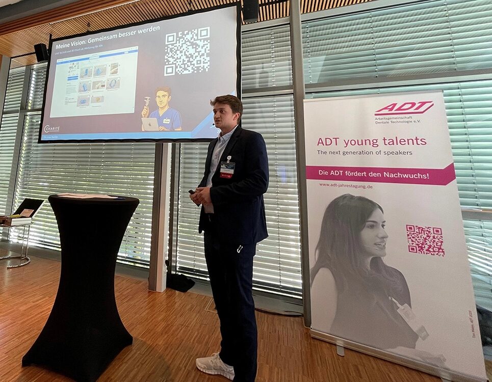 Beim Nachwuchswettbewerb „ADT young talents“ stellte Jonas Rechlin seine Ideen vor.