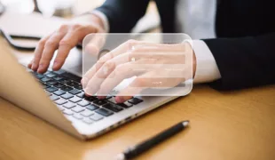 Laptop anmeldemaske Login Cybersicherheit