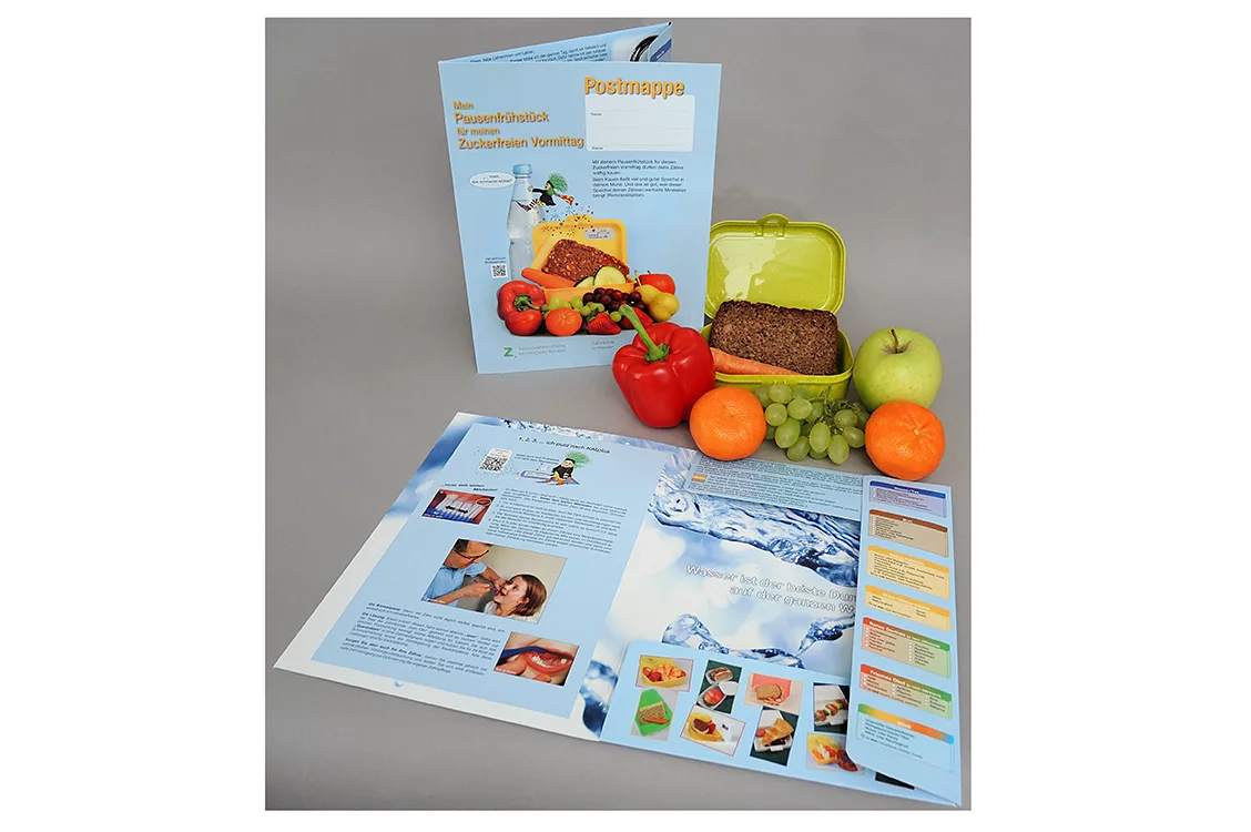 Postmappe für den Schulanfang und gesundes Pausenfrühstück