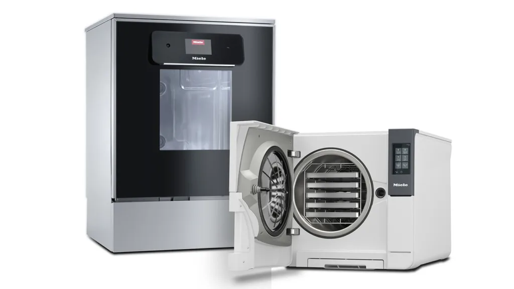 Herbstaktion für Thermodesinfektoren und Kleinsterilisatoren von Miele Professional: Bis zu 2.250 Euro sparen beim Kauf ausgewählter Geräte und Komponenten – inklusive sechs Monate Miele MOVE MedDent+ kostenlos.