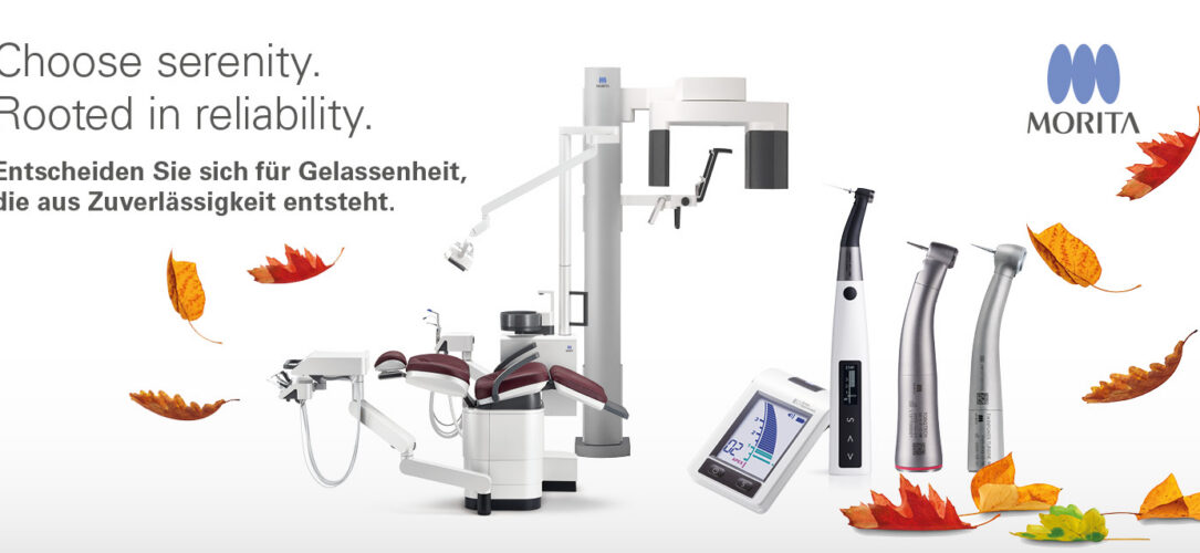 Herbstaktion von Morita über das gesamte Produktsortiment mit Produktabbildungen.