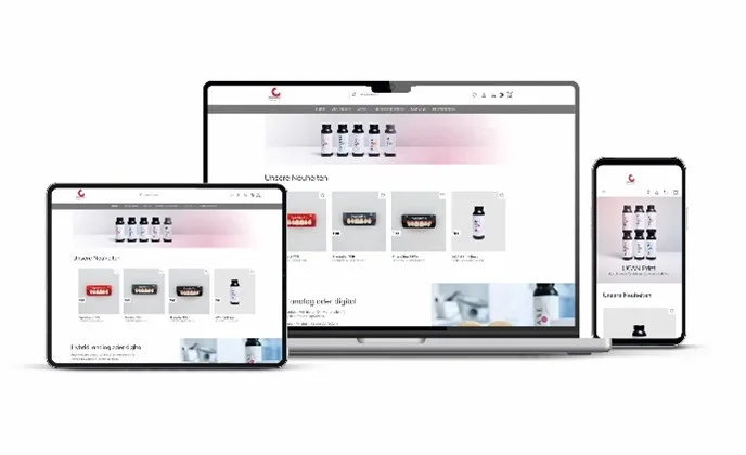 Abbildung des neuen Online-Shops von CANDULOR