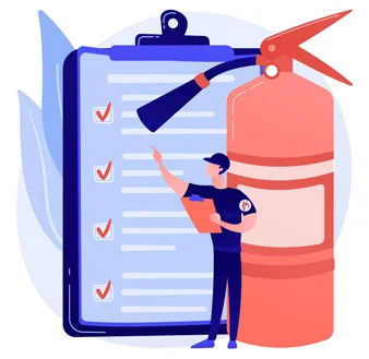 Um die Funktionstüchtigkeit zu garantieren, muss eine regelmäßige Wartung der Feuerlöscher durchgeführt werden, die entsprechend im Prüfbuch zu dokumentieren ist.