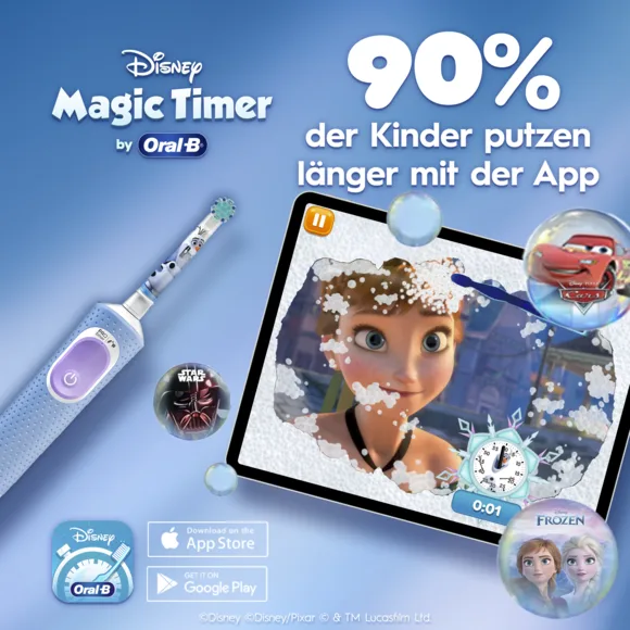 90 Prozent der Kinder putzen länger mit App