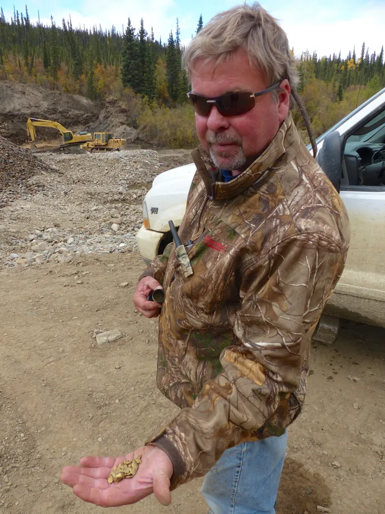 Auch heutzutage wird noch erfolgreich Gold gewaschen.