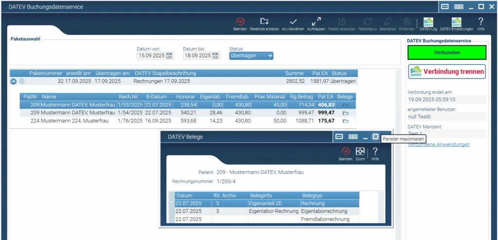 CGM Dentalsysteme GmbH_Pressekonferenz Frankfurt_DATEV_Screenshot _06112025