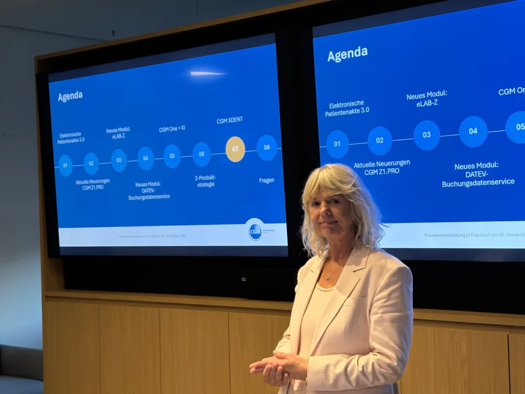 CGM Dentalsysteme GmbH_Pressekonferenz Frankfurt_Sabine Zude_2_06112025