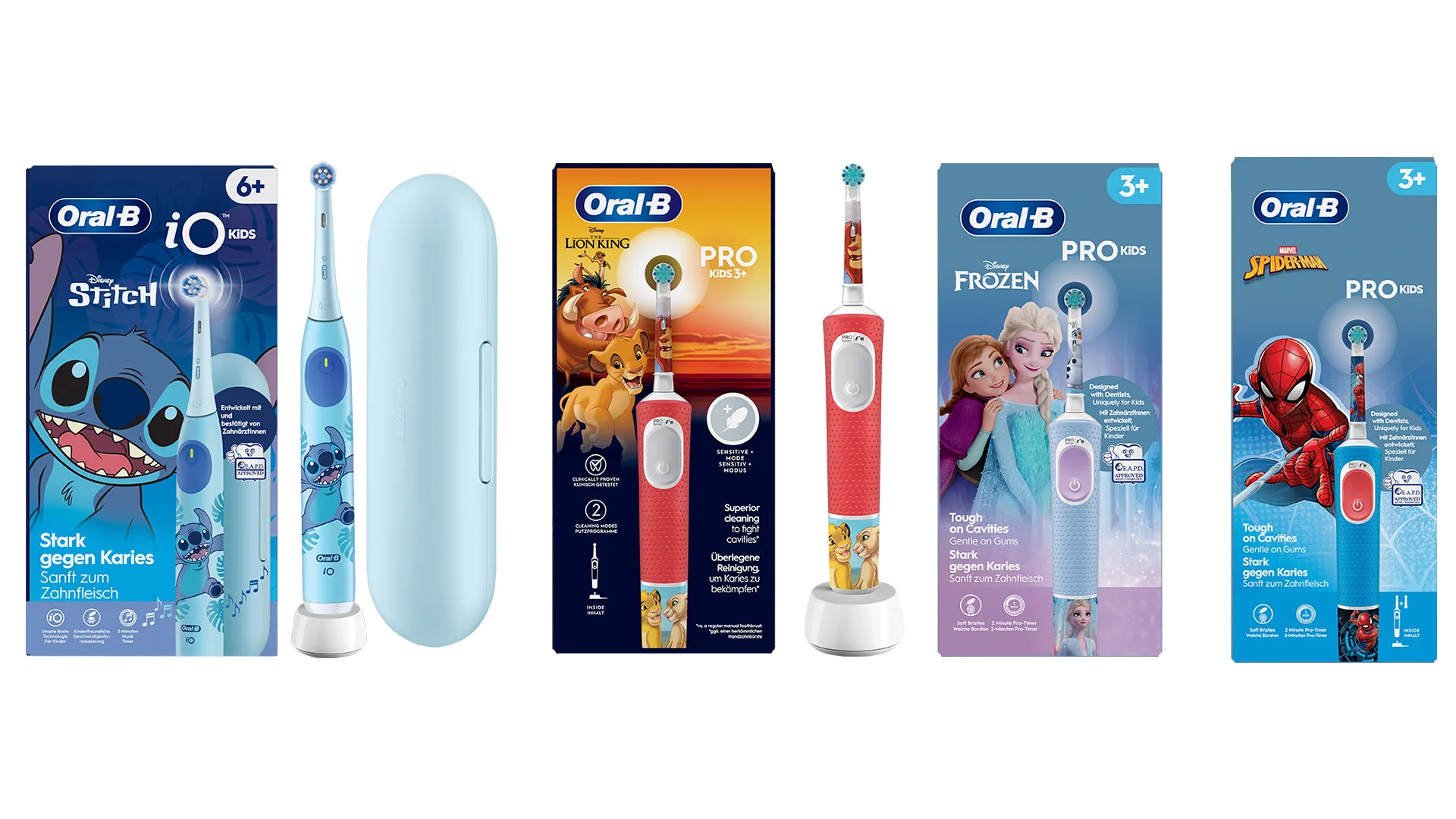 Neue Kinder iO mit verschiedenen Motiven