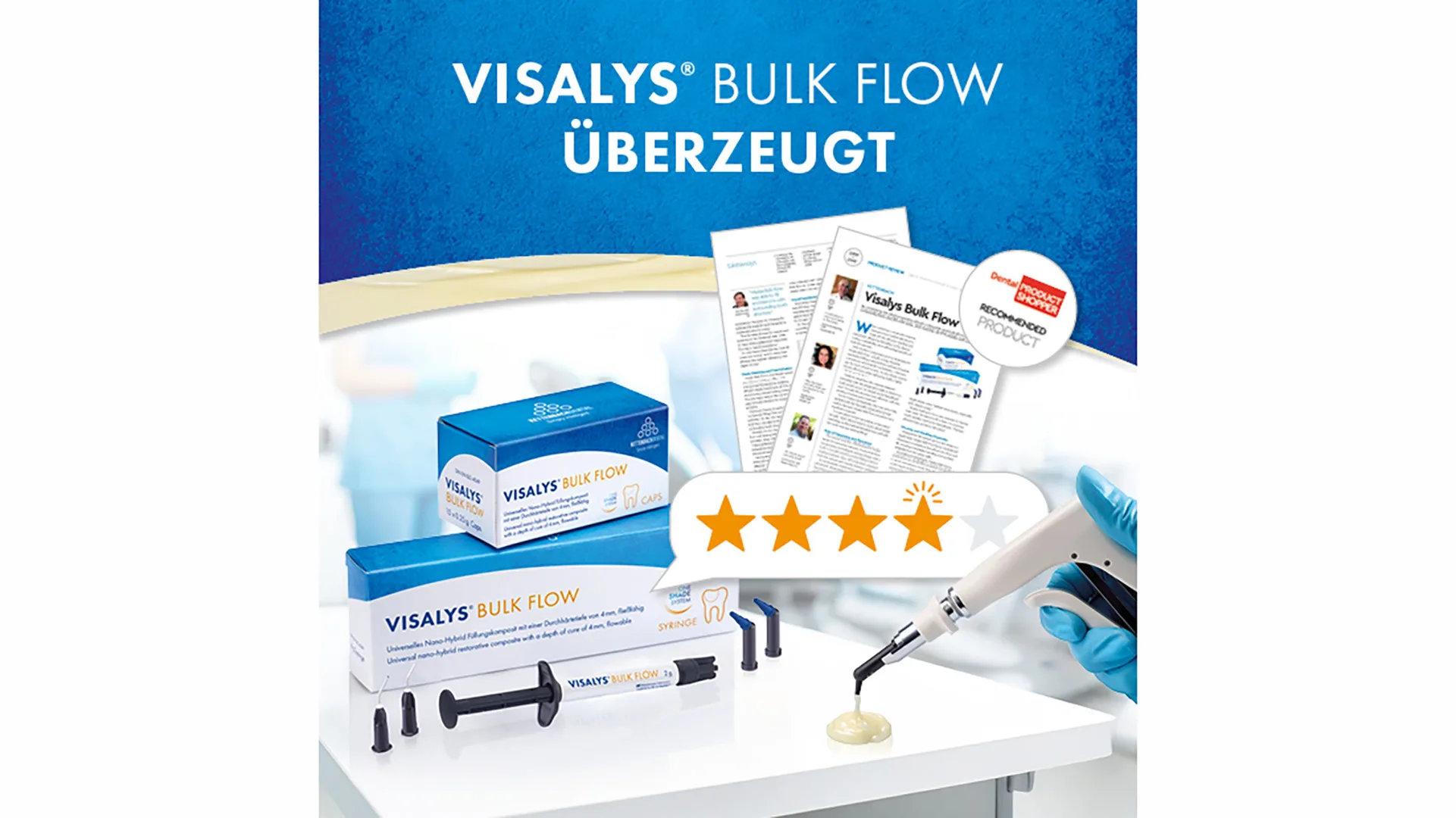 Die Darstellung des Produkts mit einer 4-Sterne-Bewertung.