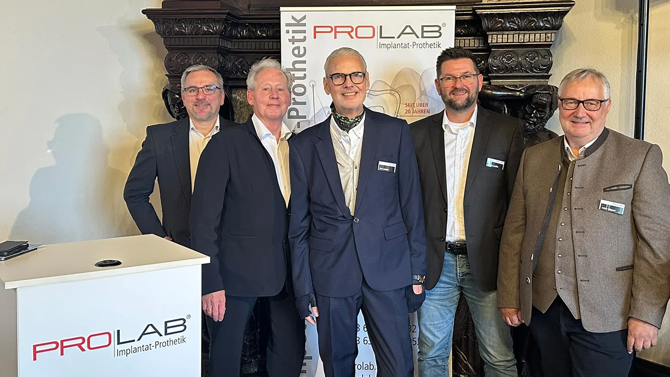 Der ProLab Vorstand und Aufsichtsrat (v.li.): Roman Dotzauer, Christian Reinsch, Uwe Kanzler, Marcel Liedtke und Volker Wagner (Raoul Gerhold nicht im Bild).