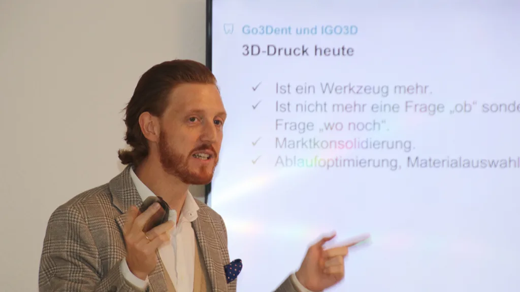 Max Zimmermann (Go3Dent): „Aktuell ist 3D-Druck noch wie eine Instrumentenlandung!“