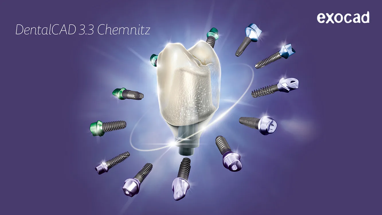 exocad gibt das öffentliche Release von DentalCAD 3.3 Chemnitz bekannt.