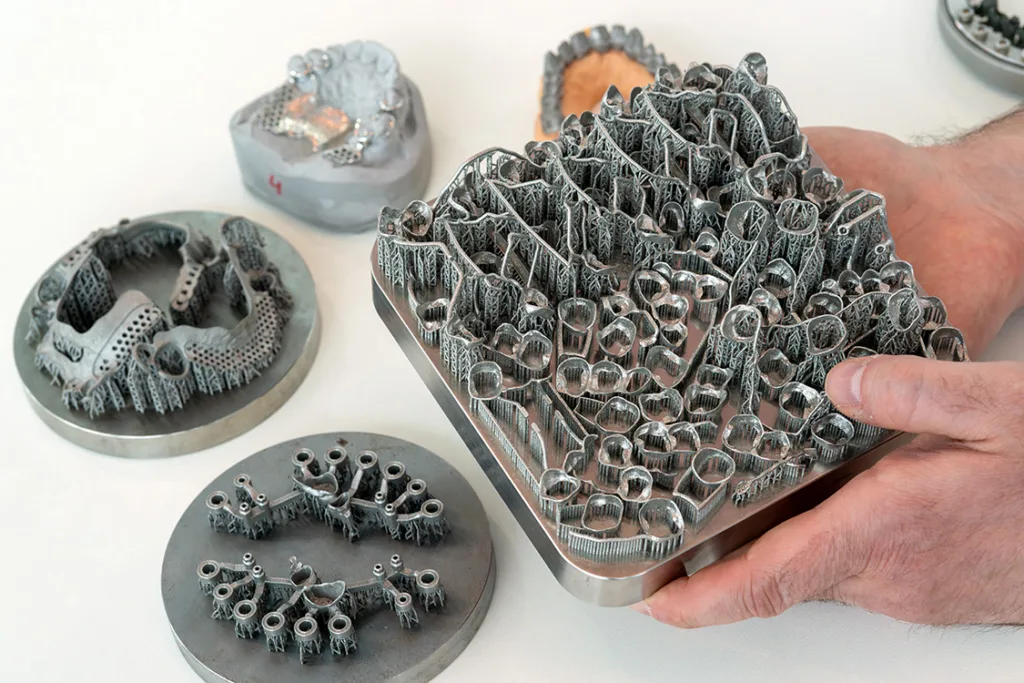 Gusstechnik Zahntechnik verschiedene Formen