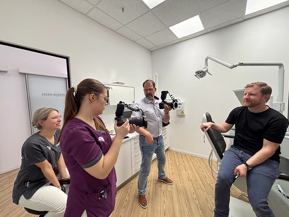 Behandlungszimmer in dem Bilder gemacht werden