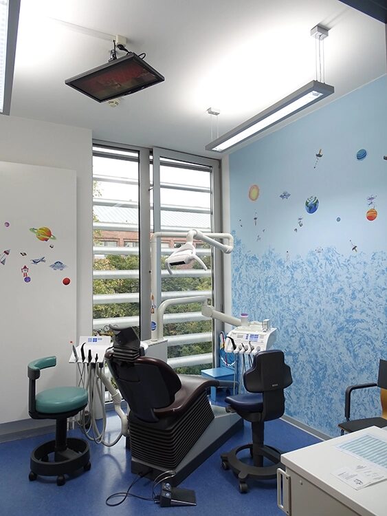 Ein Behandlungsraum.