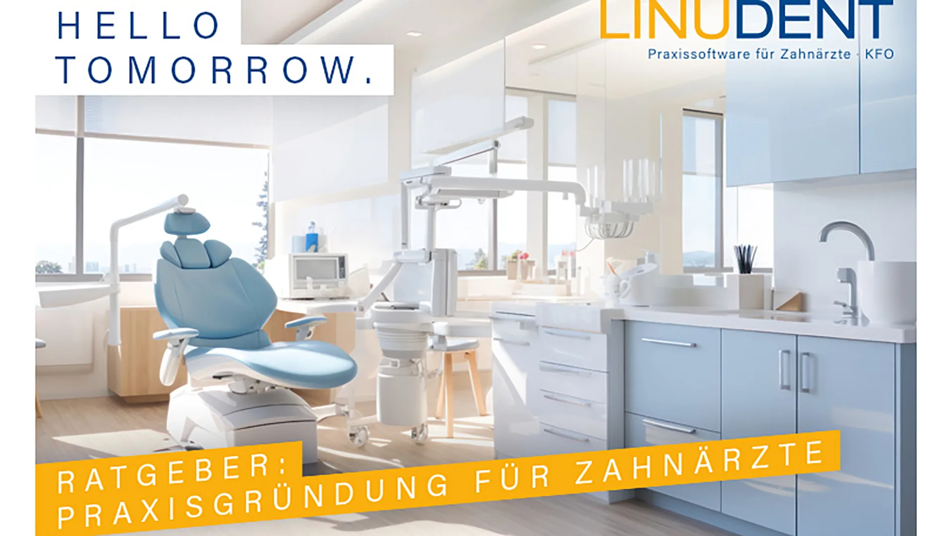 Ein Behandlungszimmer einer Zahnarztpraxis.