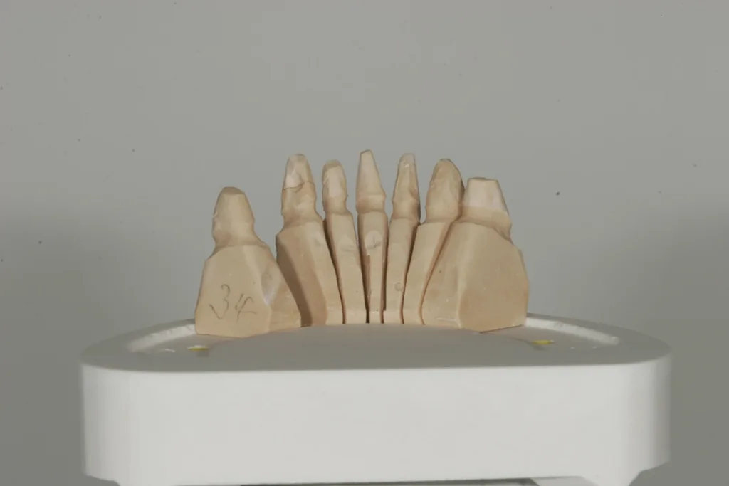 Einzelsegmente gesägt