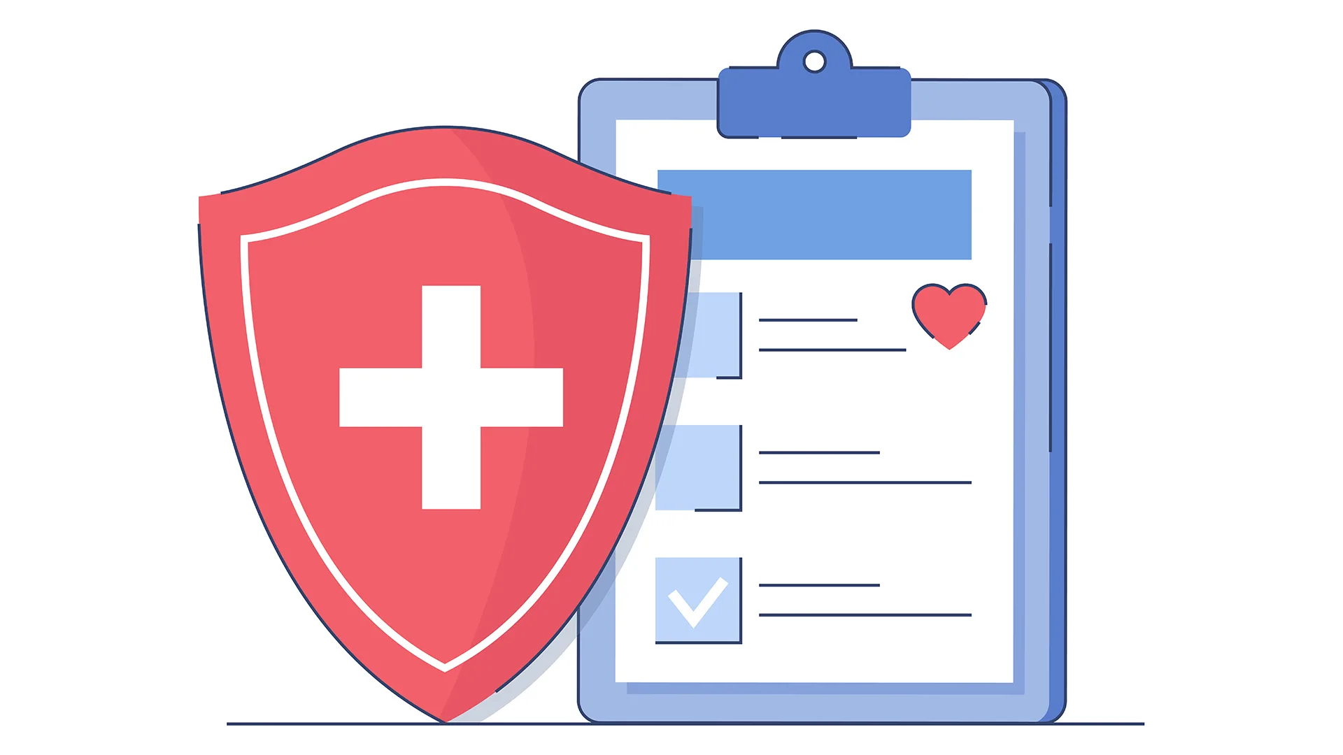 Formular mit einem Schutzschild