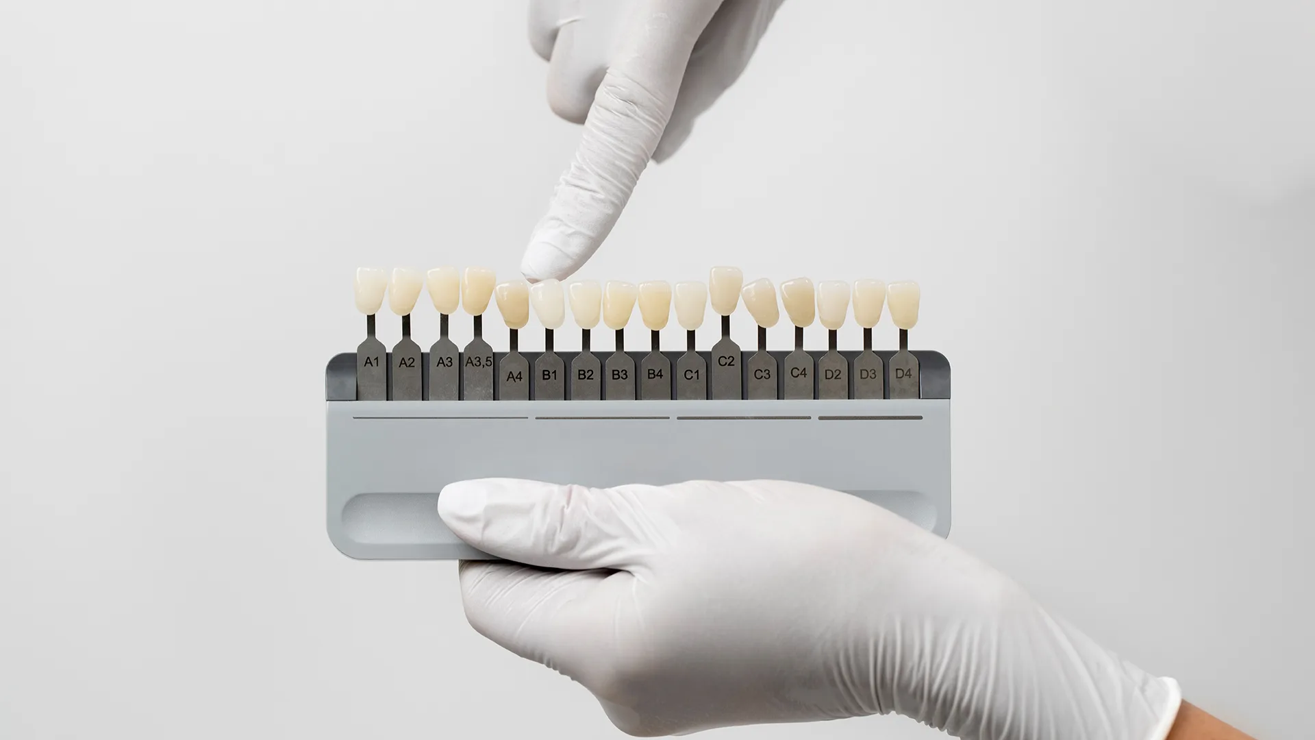 aneinandergereihte Zähne