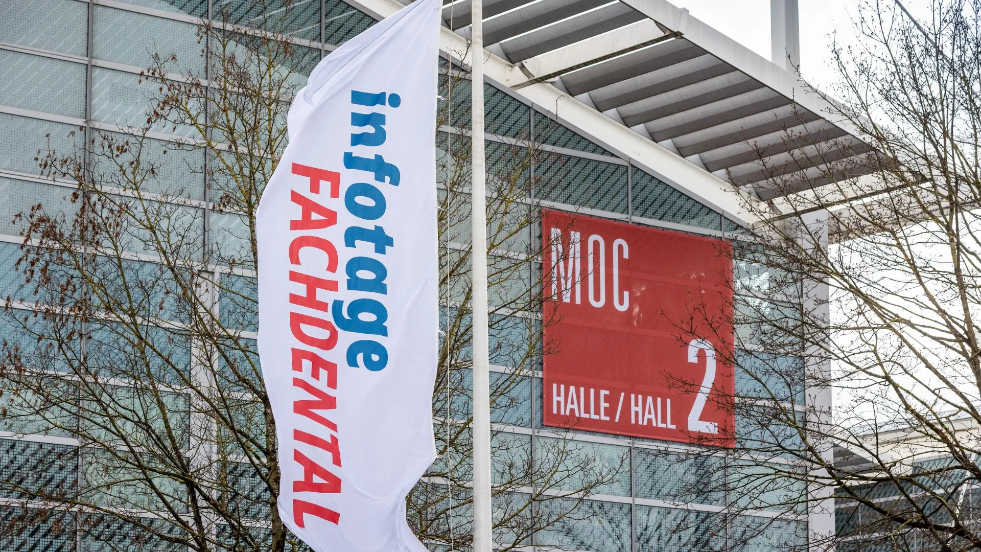 Das MOC - Event Center Messe München, in dem im März die infotage FACHDENTAL München stattfinden werden.