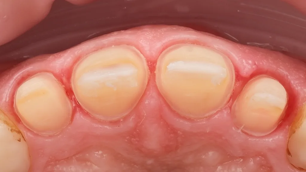 Okklusale Ansicht der Präparationen