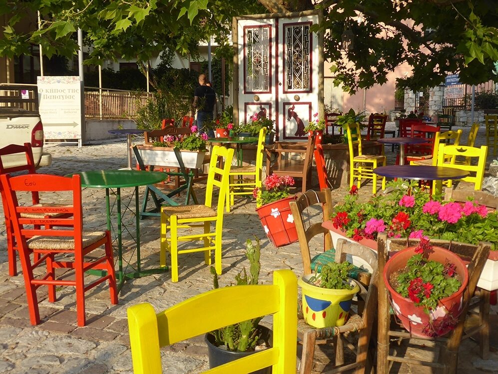 Abb. 2: Idylle im Bergdorf Agiasos.