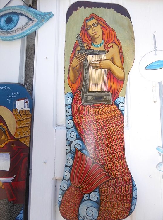 Abb. 9: Die zauberhafte Gorgone in der Kirche Panagia.