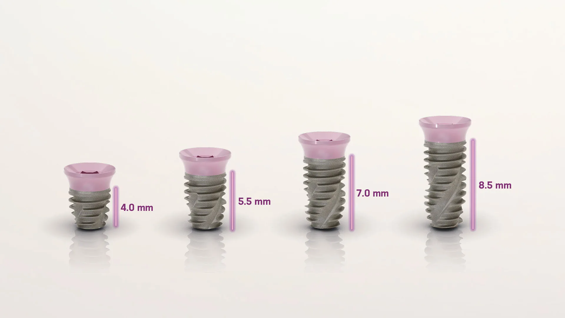 Abb: Das Helix Short von Neodent® – die Lösung bei vertikaler Knochenatrophie.