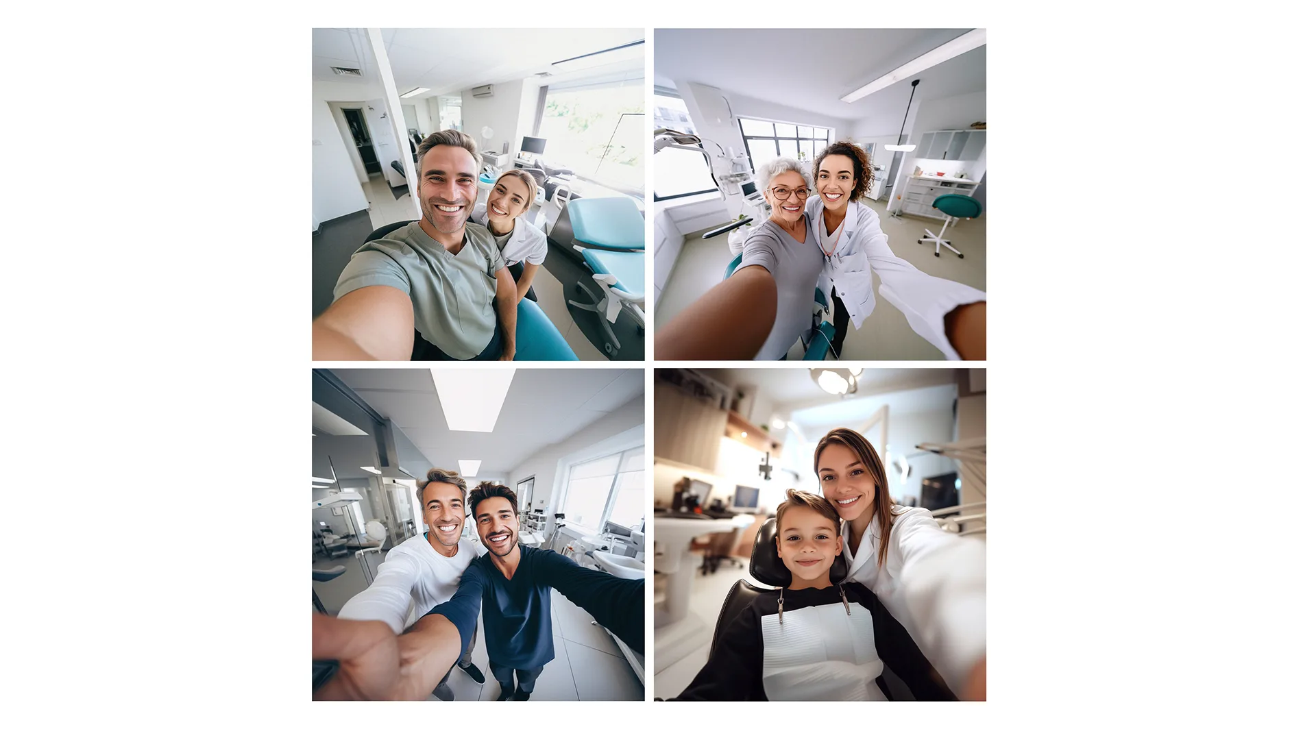 Patienten machen Selfies