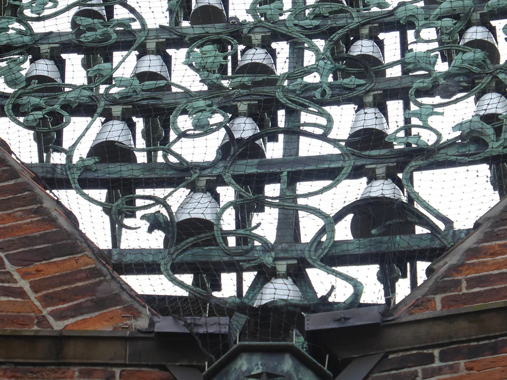 Das berühmte Glockenspiel aus Meissner Porzellan.