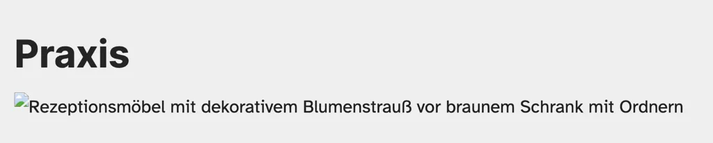 Abb. 3: Screenshot: alternative Textbeschreibung (Alt-Text), wenn z. B. Bilder nicht geladen werden.