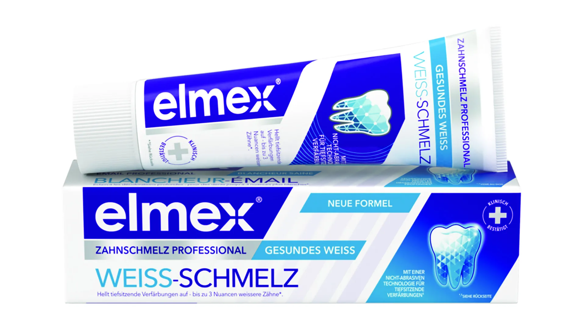elmex® ZAHNSCHMELZ PROFESSIONAL Weiss-Schmelz Zahnpasta