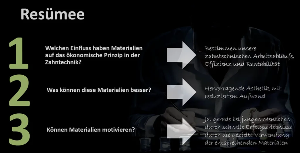 Abb. 1: Mit weniger (Zeit-)Aufwand hervorragende Ergebnisse zu erreichen, ist ein Ansatz bei der Verwendung neuartiger Werkstoffe. Fazit: Auch Materialien können motivieren.