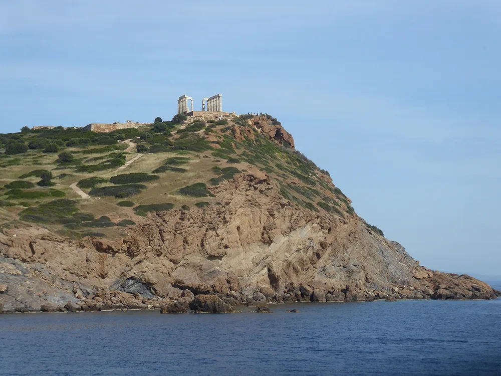 Der Poseidontempel auf Kap Sounion.