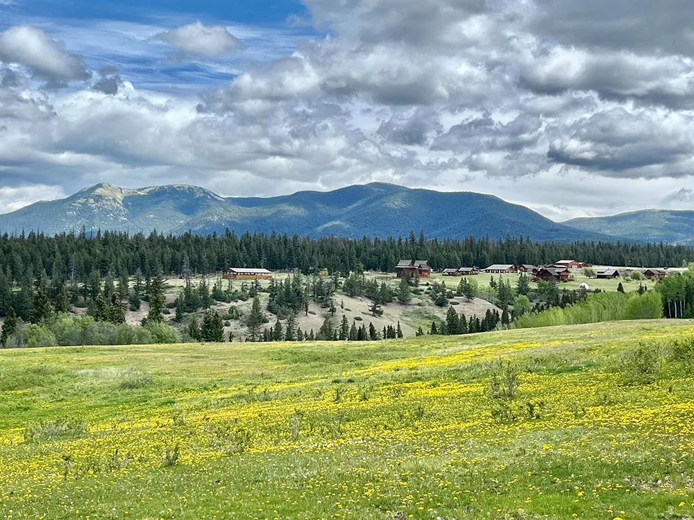 Die Echo Valley Ranch liegt auf einer Hochebene in 1200m Höhe