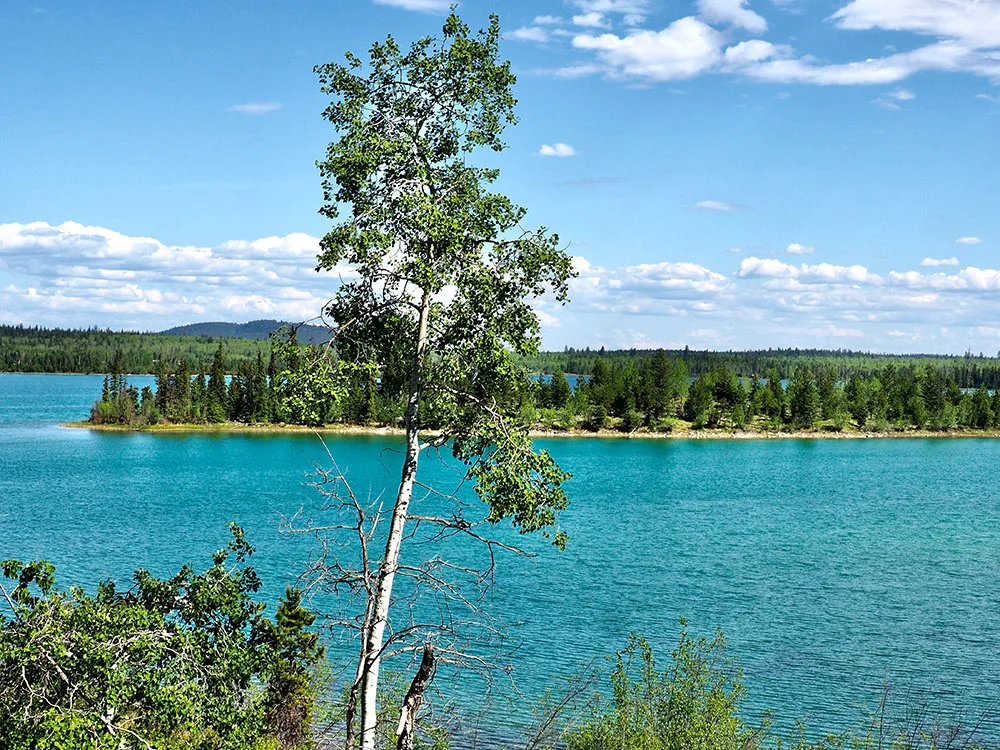 Der Green Lake macht seinem Namen Ehre