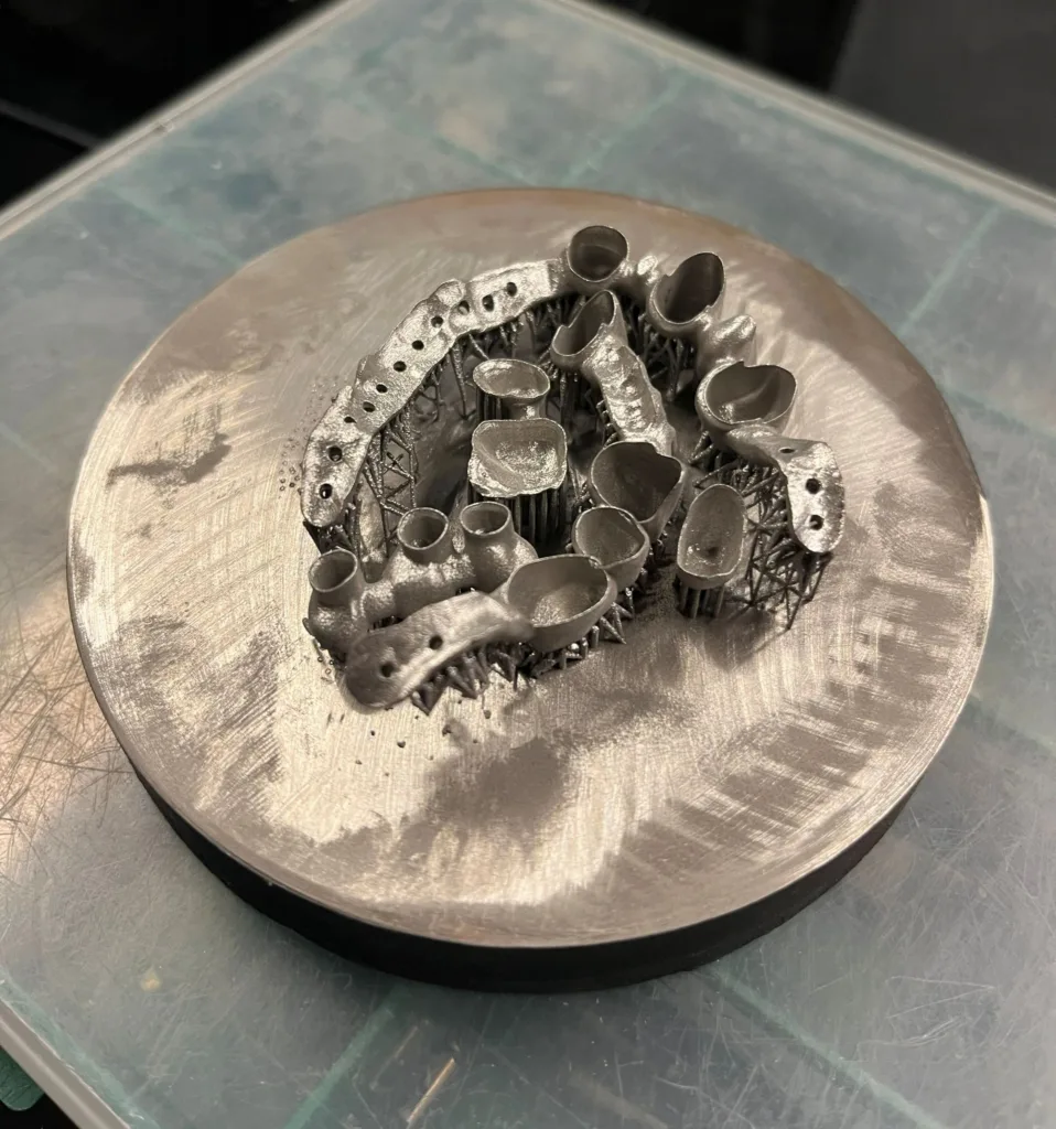Metallstück nach 3D-Druck