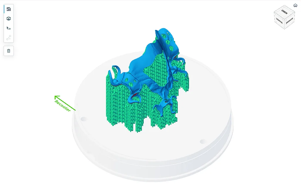 Abb. 4 und 5: CAM-Nesting