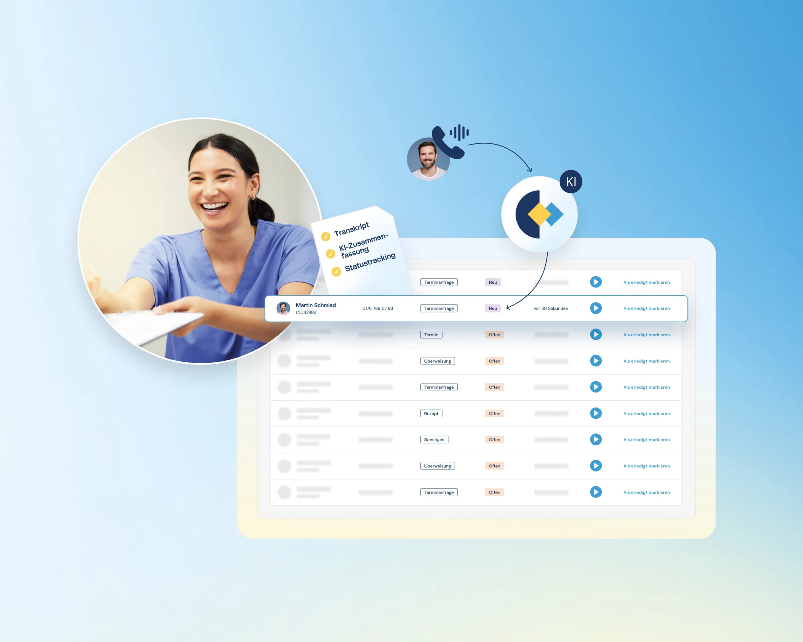 Moderne, digitale Patientenkommunikation mit den Lösungen der CGM Dentalsysteme.