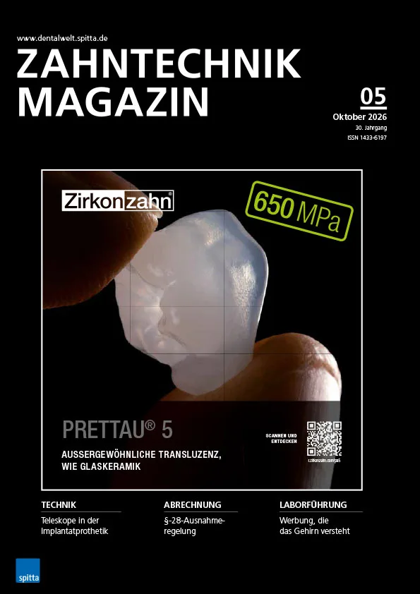 E-Paper des ZAHNTECHNIK MAGAZINs 5/2026