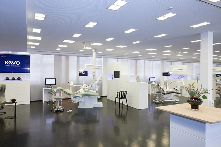 Der neue KaVo Showroom zeigt die gesamte Produktwelt.