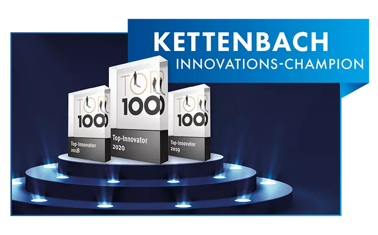 Zum dritten Mal in Folge gehört Kettenbach zu den TOP-100 Innovatoren.