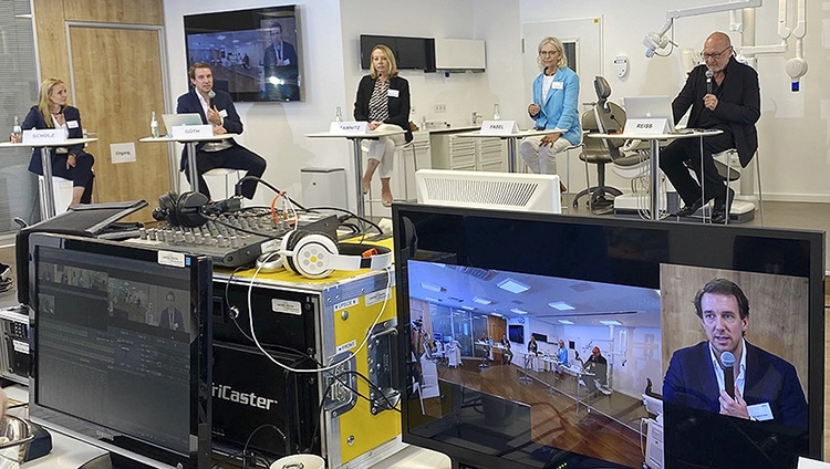 Abb. 1: Die vielbeachtete Panel-Diskussion um „Therapeutische Entscheidungen“, an der mehrere Referenten virtuell teilnahmen, führte zu interessanten Behandlungslösungen.