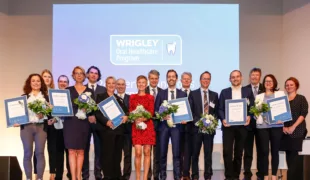Preisträger und Jurymitglieder des Wrigley Prophylaxe Preises 2018.