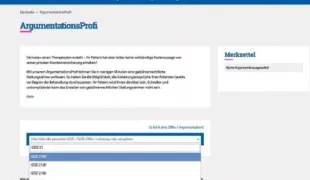 In der Detailansicht lässt sich der gesamte Argumentationstext einsehen.
