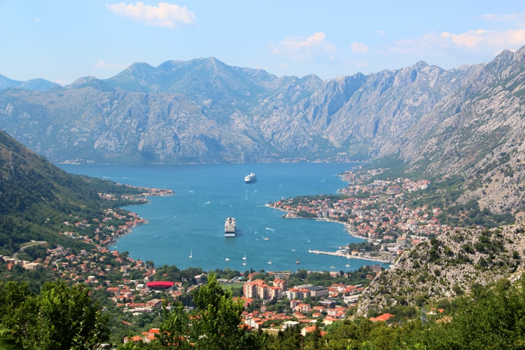 Die Bucht von Kotor.