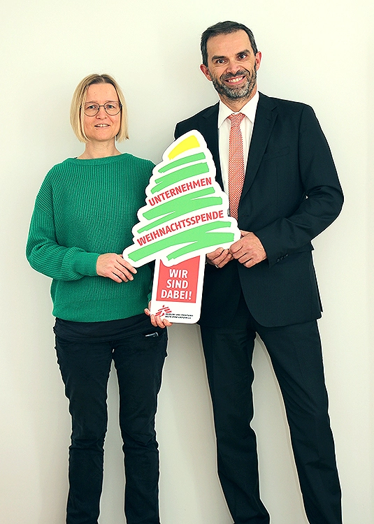 Melanie Silbermann (links) und Dr. Axel Bernecker (rechts)